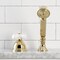 Kingston Brass KSK3352PXTR Transfer Valve Set For Roman Tub Filler, Polished Brass KSK3352PXTR - alternate 6